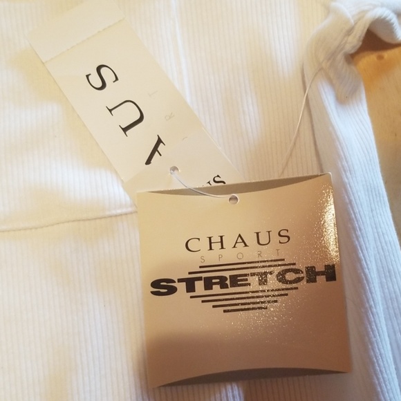 Chaus sport white  sweater  size L - Picture 8 of 8